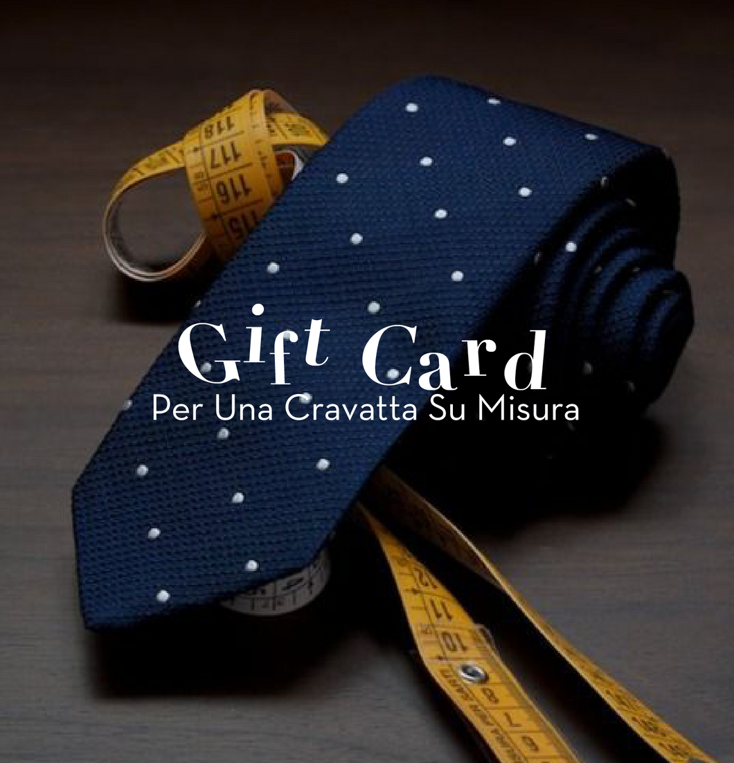 Gift Card Cravatta su Misura